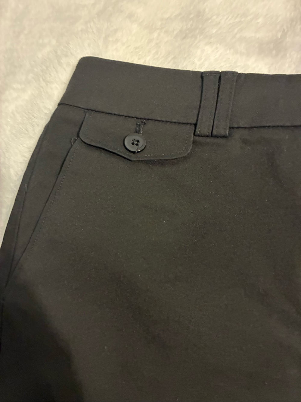 White House Black Market Black Tailored Dress Shorts - Picture 4 of 5